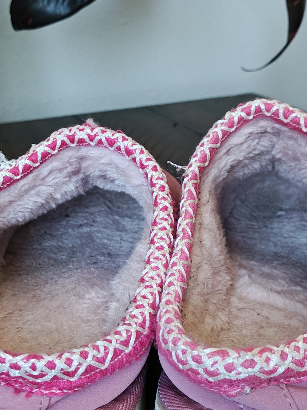 Pink Slip-On Cozy Mule for Women 7 - Picture 4 of 5